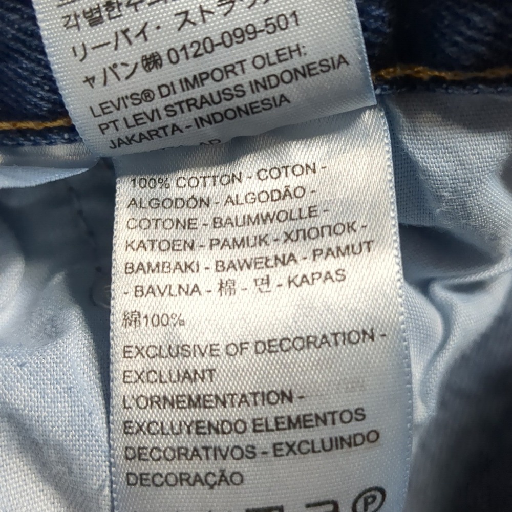 Levis Premium 501‎ Original Fit Mens W31 L32 Denim Blue Jeans - Picture 10 of 14